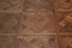 Dark Mahogany Oak Parquet Bordered Versailles Panels Flooring SPE2003