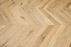 Brushed & UV Oiled Parquet Oak Chevron Flooring SSR1802