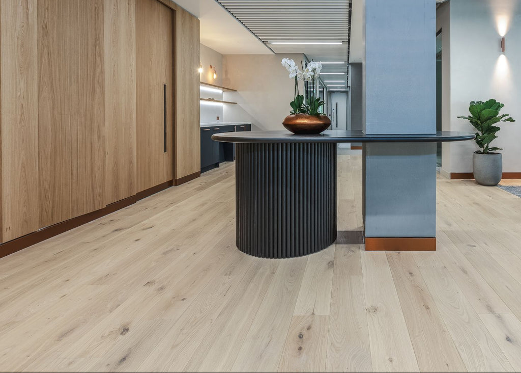 Brushed White UV Oiled Oak 5G Click Engineered Flooring SEO1420C