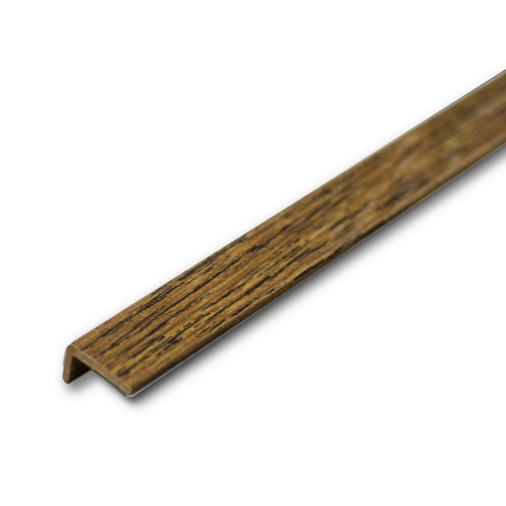 Coffee Colour PVC End Profile 2.7m x 20mm x 10mm SAC012