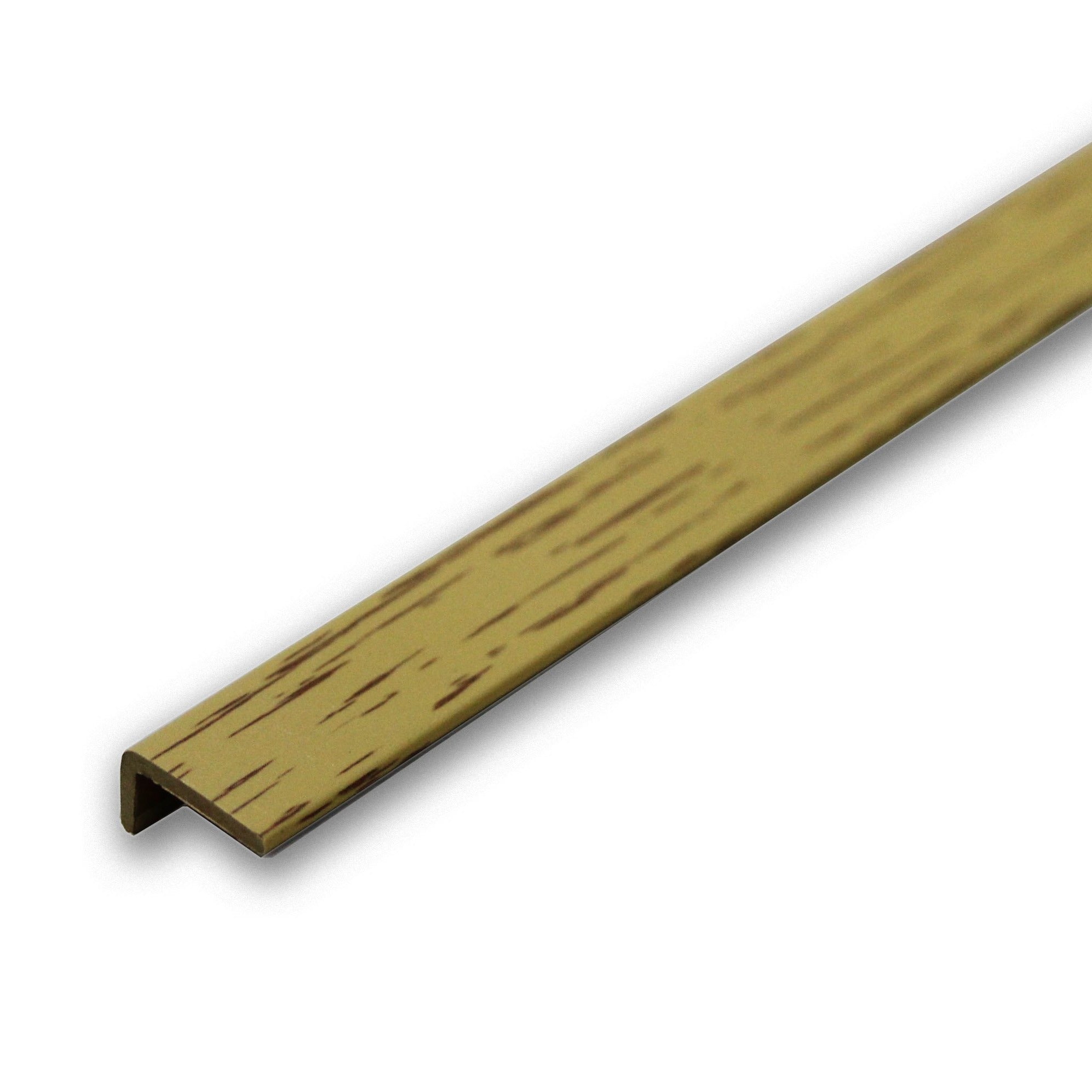 Natural Colour PVC End Profile 2.7m x 20mm x10mm SAC014