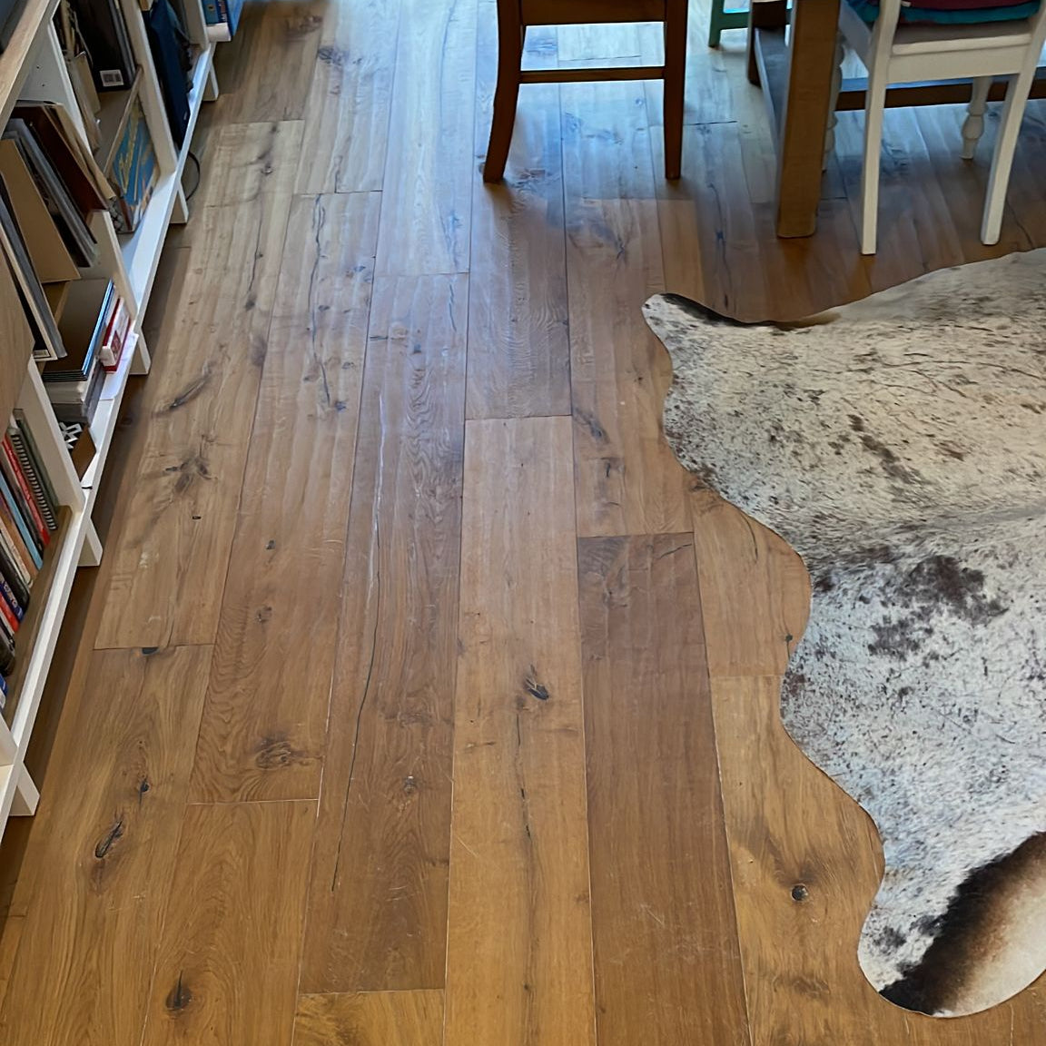 Smoked Hand Scraped Natural European Oak Engineered Wood Flooring SEO2802
