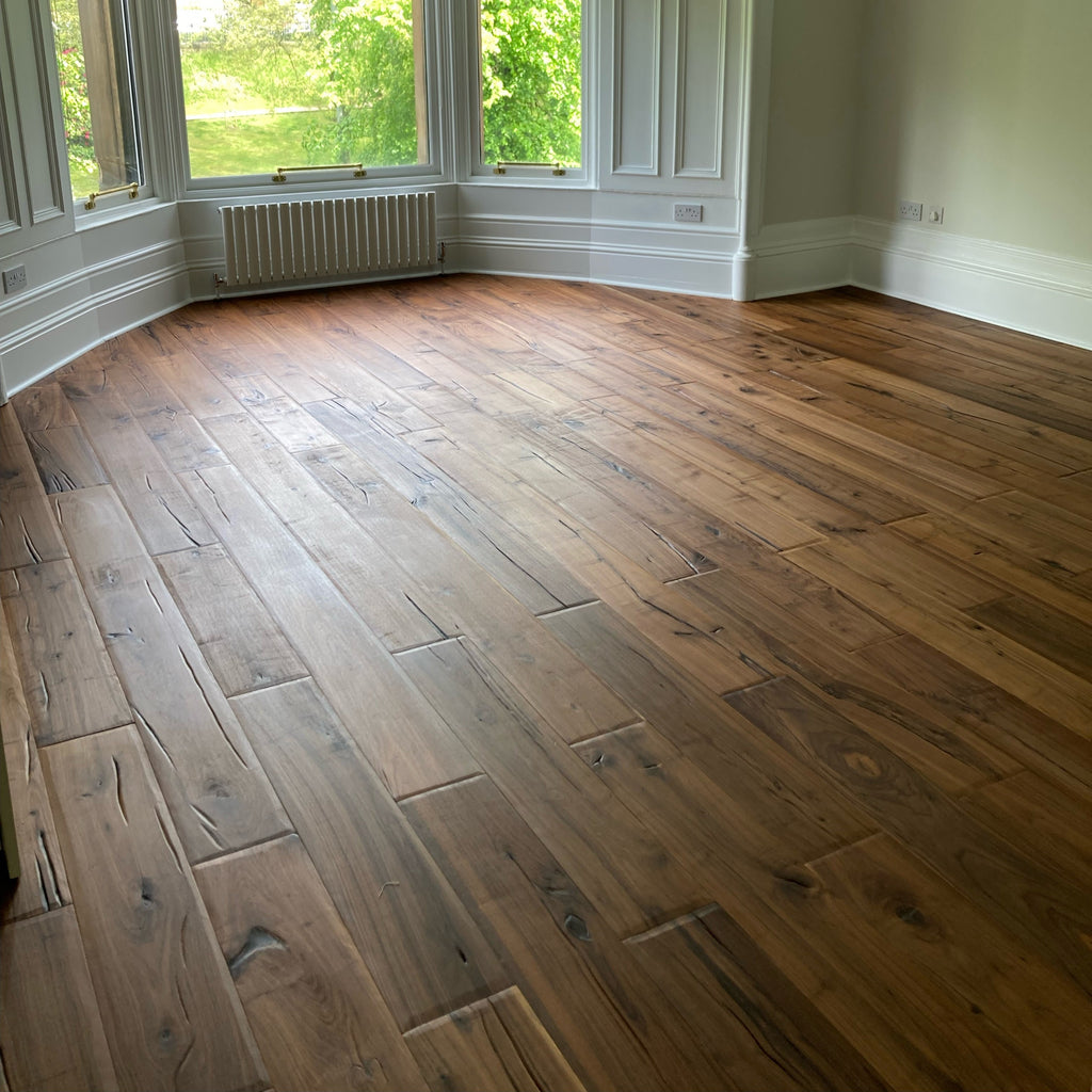 Elegant Antique American Black Walnut Engineered Flooring SEW2055