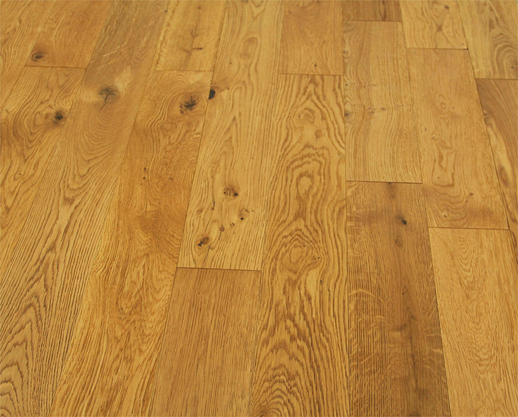 Smoked Natural Solid Oak Wood Flooring SMO1804