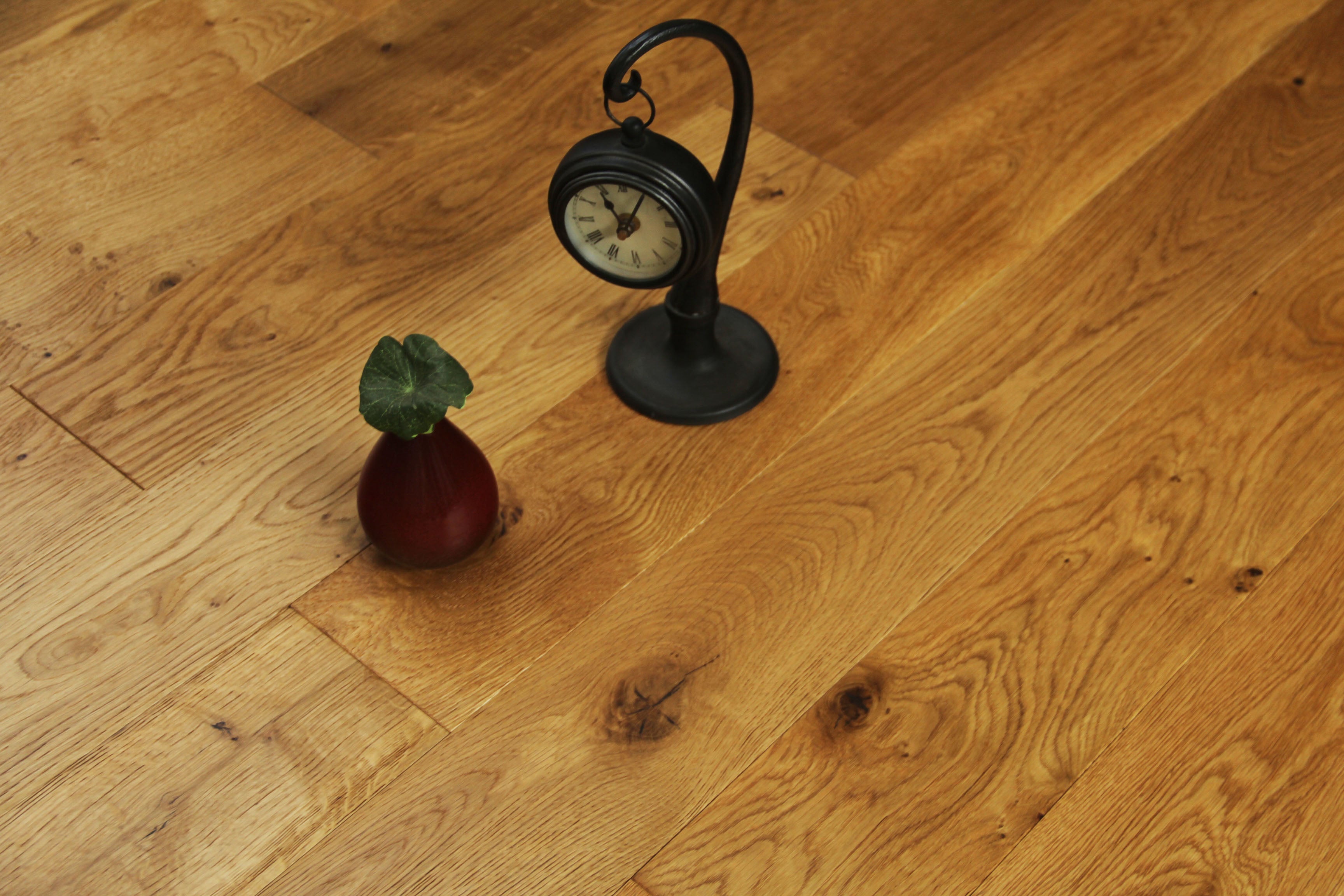 Smoked Natural Solid Oak Wood Flooring SMO1804