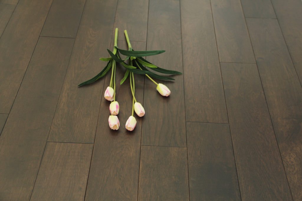 Black Coffee Solid Oak Wood Flooring SMO1803