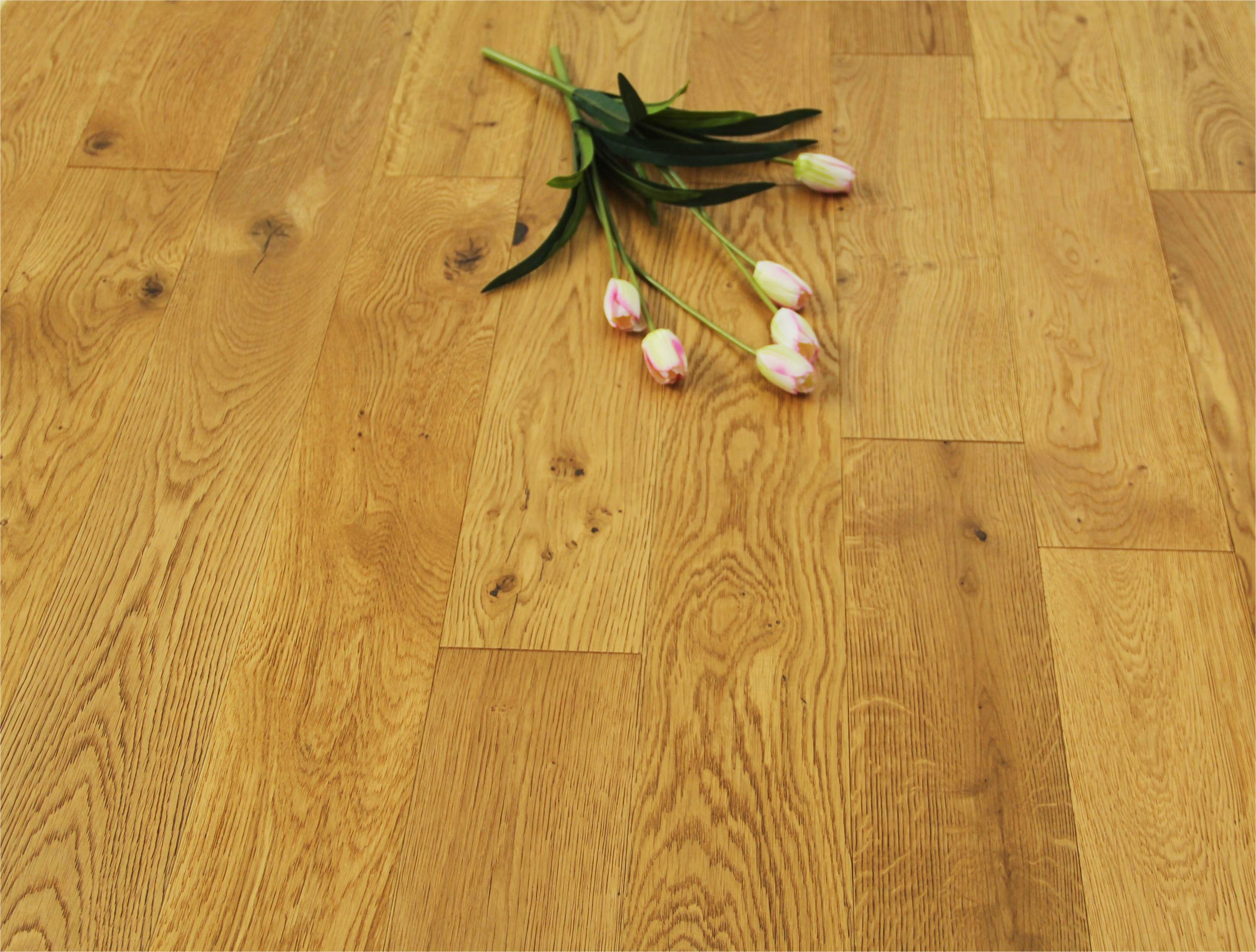 Smoked Natural Solid Oak Wood Flooring SMO1804