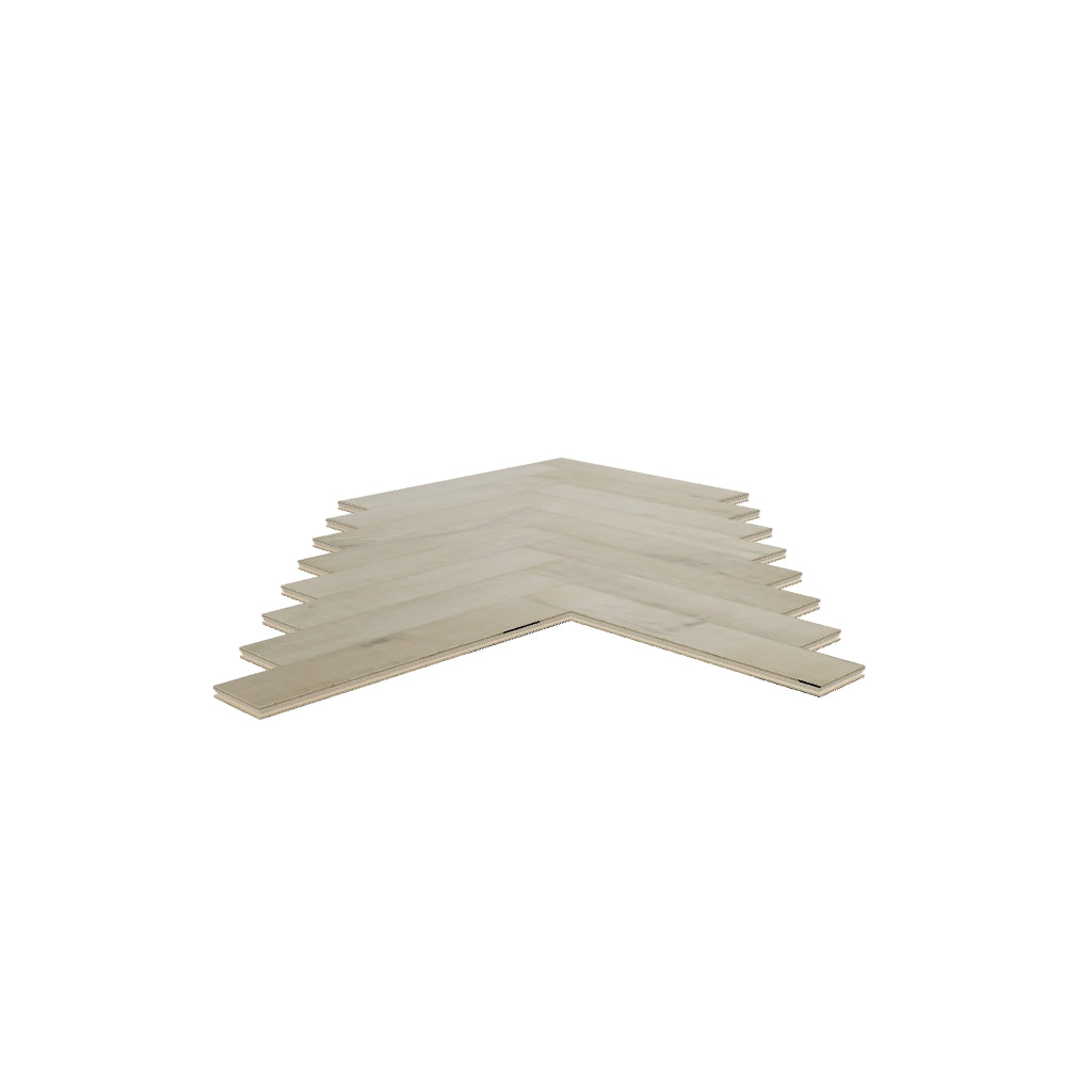 Beach Sand Bespoke Engineered Oak Herringbone SHO1817