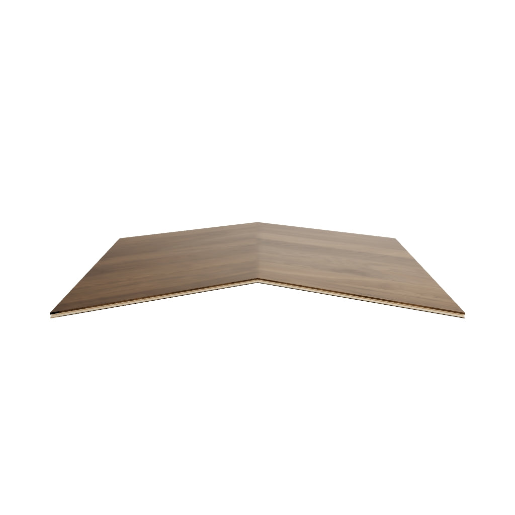 Double Smoked & UV Oiled Oak Chevron Wood Flooring SSR1804